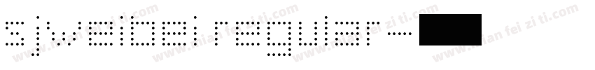 sjweibei regular字体转换